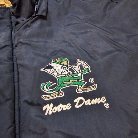 Vintage 90's Chalk Line Notre Dame Fighting Irish Jacket - Picture 6 of 10